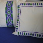Hand painted linen pillows Hand painted linen pillows
