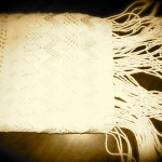 Handwoven and embroidered shawl from Chiapas